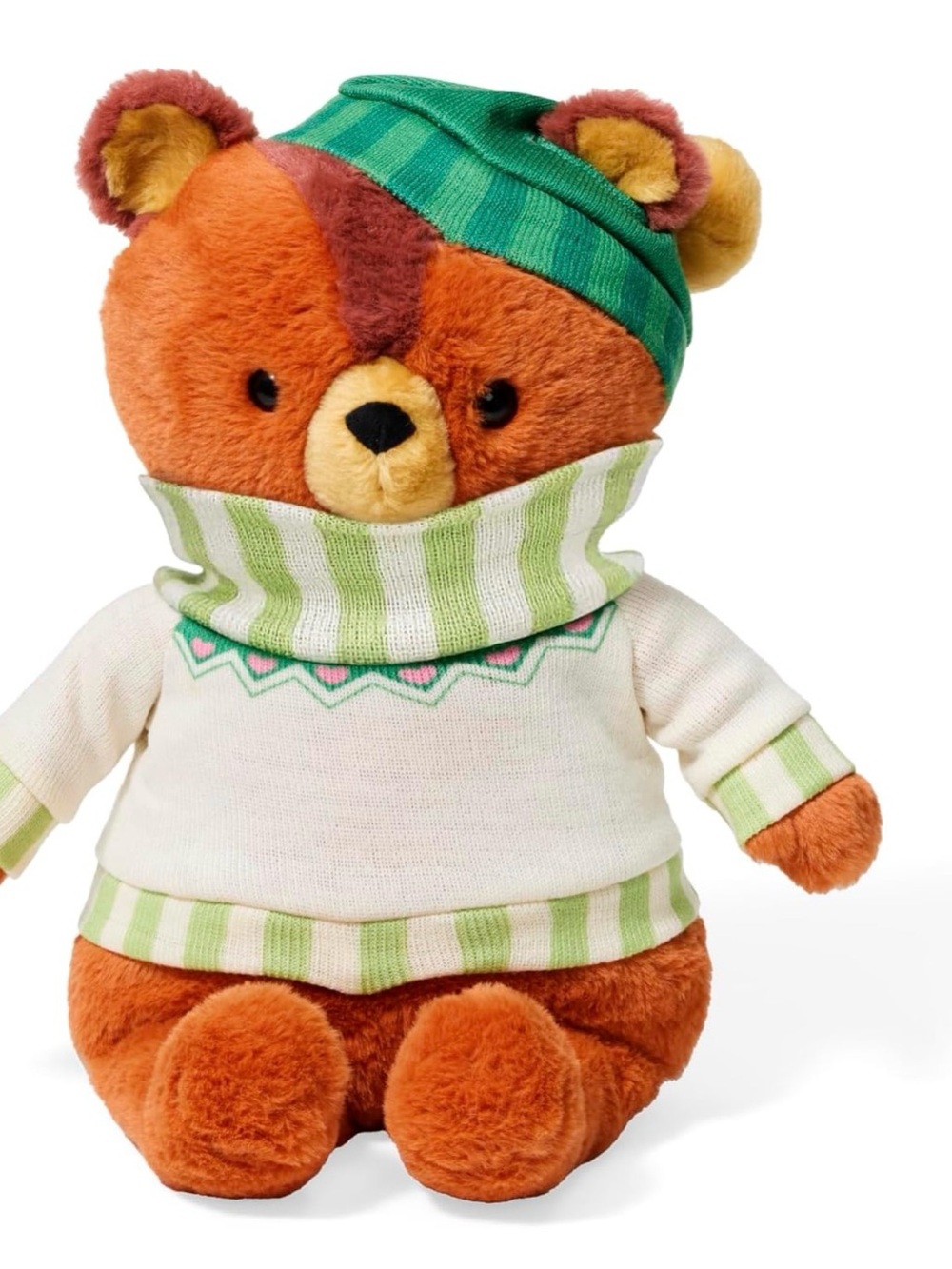 Wild Republic Amazon Exclusive Holiday Bear 14” Eco-Friendly Plush